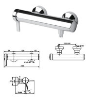 Меланж смеситель для душа, хром, без аксессуаров Ideal Standard A4269AA