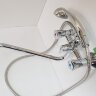 Видима Лайф смеситель для ванны/душа, излив 320 мм, керамический переключатель, душевой набор в комплекте, хром Vidima BA363AA