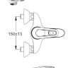 Сева Микс смеситель для ванны без аксессуаров, хром Vidima B7385AA /BA057AA Сева Микс смеситель для ванны без аксессуаров, хром Vidima B7385AA /BA057AA