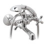 Ретро смеситель для ванны, короткий круглый излив, хром Vidima R1113AA / B9715AA /BA128AA Ретро смеситель для ванны, короткий круглый излив, хром Vidima R1113AA / B9715AA /BA128AA