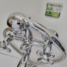 Ретро смеситель для ванны, короткий круглый излив, хром Vidima R1113AA / B9715AA /BA128AA Ретро смеситель для ванны, короткий круглый излив, хром Vidima R1113AA / B9715AA /BA128AA