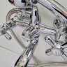 Ретро смеситель для ванны, короткий круглый излив, хром Vidima R1113AA / B9715AA /BA128AA Ретро смеситель для ванны, короткий круглый излив, хром Vidima R1113AA / B9715AA /BA128AA