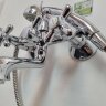Ретро смеситель для ванны, короткий круглый излив, хром Vidima R1113AA / B9715AA /BA128AA Ретро смеситель для ванны, короткий круглый излив, хром Vidima R1113AA / B9715AA /BA128AA