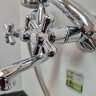 Ретро смеситель для ванны, короткий круглый излив, хром Vidima R1113AA / B9715AA /BA128AA Ретро смеситель для ванны, короткий круглый излив, хром Vidima R1113AA / B9715AA /BA128AA