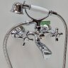 Ретро Смеситель для ванны, короткий излив, хром Vidima B1477AA / B9711AA /BA125AA Ретро Смеситель для ванны, короткий излив, хром Vidima B1477AA / B9711AA /BA125AA