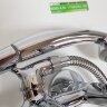 Тринити смеситель для ванны/душа двуручковый, настенный, с керамическим переключателем, трубчатый поворотный излив 320мм, лейка 70мм, держатель, шланг 1500мм, хром VIDIMA Trinity BA262AA