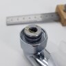 Излив плоский "S"-320мм, "Сева-М", с гайкой, аэратор, хром, B960352AA/ B961306AA