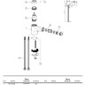 Сириус смеситель для биде, хром Vidima B3181AA /BA008AA