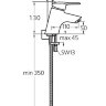 Смеситель San Remo (Сан Ремо) для раковины с гигиенической лейкой Ideal Standard B7653AA Смеситель San Remo (Сан Ремо) для раковины с гигиенической лейкой Ideal Standard B7653AA