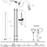 Вит Смеситель для умывальника, ?лягушка?- маленькая, хром Vidima B9745AA / R1504AA/ BA152AA
