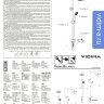 Видима Баланс душевая система для монтажа с настенным смесителем для ванны/душа или душа, комплект: штанга, душ.лейка 3ф, лейка верхнего душа d200мм, шланг 1,5м, Vidima BA274AA Видима Баланс душевая система для монтажа с настенным смесителем для ванны/душа или душа, комплект: штанга, душ.лейка 3ф, лейка верхнего душа d200мм, шланг 1,5м, Vidima BA274AA