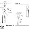 Сева-М смеситель для умывальника, хром Vidima B1849AA /BA019AA Сева-М смеситель для умывальника, хром Vidima B1849AA /BA019AA