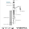 Сева-М смеситель для кухни, хром Vidima B1850AA	/BA024AA