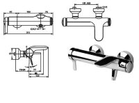 Меланж смеситель для ванны/душа, хром Ideal Standard Ideal Standard A4271AA